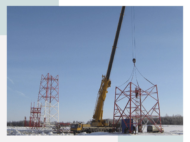 Монтаж вышек связи в Сыктывкаре