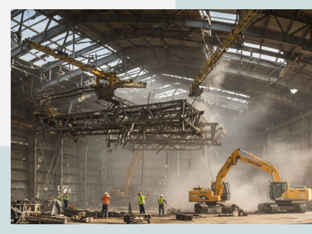 Демонтаж ангаров в Сыктывкаре от 619 руб. за м²